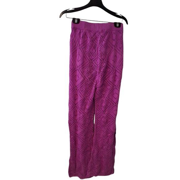 Free People Beach pants womens Small cover up crochet flare bell hem - Picture 4 of 5